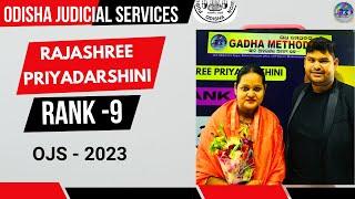 RAJASHREE PRIYADARSHINI, RANK-9, OJS (ODISHA JUDICIAL SERIVCE)-2023