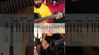 Luka Chuppi Guitar Chords Tutorial #lukachuppi #rangdebasanti  #guitartutorial #shorts