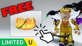 FREE LIMITED UGC | How to get Pumpkin Crown in /e dance on Roblox