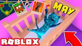 КАК РОС МОЙ КОТЁНОК ЛАЙК в ROBLOX! УДОЧЕРИ МЕНЯ В РОБЛОКС roblox adopt me