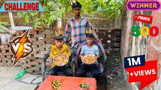 Sahil Challenge Pani puri mahamukabala first food winner price 500 hundred rupees green water eating