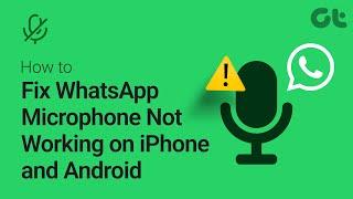 How To Fix WhatsApp Microphone Not Working On iPhone and Android