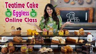 Teatime Cake Eggless For Online Class ️️ 8551 8551 04 | ️8551 8551 03 By Om Sai Cooking Class