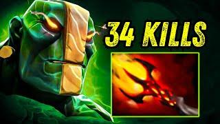 17Mins Max Dagon Level Earth Spirit 34Kills One Shot Dota 2