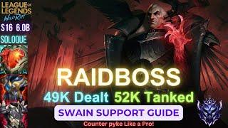 Wild Rift Swain Support Guide - Immortal Raidboss - Build, Runes, Gameplay