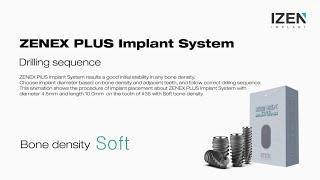 ZENEX PLUS IMPLANT SYSTEM_Surgery Kit_Drilling sequence Soft bone Plus