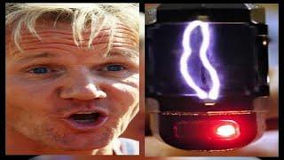 RAMSAY RIDES THE LIGHTNING!!! #gordonramsay #impressions #taser