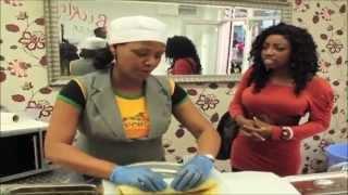 Kadisha kadisha tries out food at Brixton Splash