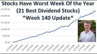 Stocks Have Worst Week of the Year. How Did our Portfolios Do? (Still Beating the S&P 500) -Week 140