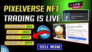 PixelVerse NFT Trading Live! How to Sell Your PixelVerse NFTs Live in Hindi/Urdu