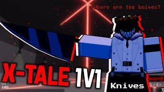 THE X-CHARA AND CROSS!SANS 1V1 || SoulShatters / Alternate Battlegrounds ( Roblox )