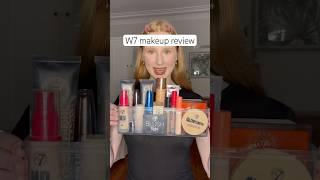 w7 makeup review !!