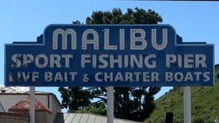 Malibu Beach Pier  마리부 비치 피어  Los Angeles 에서 Hwy 1번 도로