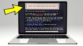 Fix ERROR : BIOS/LEGACY BOOT OF UEFI-ONLY MEDIA | How To fix Error Bios Legacy Boot Of UEFI - 𝐑𝐔𝐅𝐔𝐒