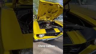 Chevy Camaro - Yellow at Tucson Arizona Car Show #shorts #chevy