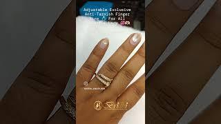 Anti-Tarnish Ring|| 18k gold plated jewellery||BRIDHI||bridhi.in #shorts