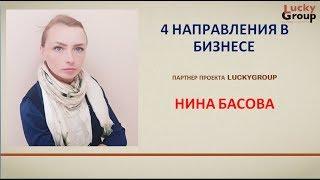 Нина Басова 4 направления сотрудничества.