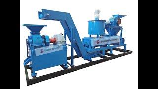 Wow, new design uninstallation briquette machine line +8618992709063 #briquettemachine#shorts