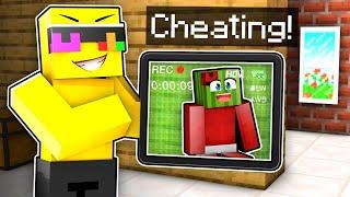 Using SECURITY CAMERAS To CHEAT In Minecraft HIDE & SEEK!