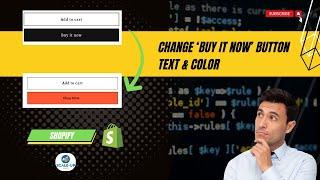 How to change text & color of Buy It Now button in your Shopify?