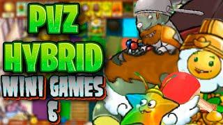 БЕЗУМИЕ МИНИ ИГР | PVZ HYBRID MINI GAMES (6/?)