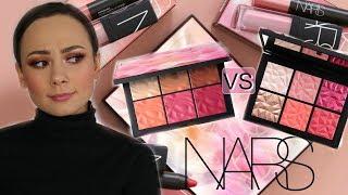 NARS Exposed Collection Review | Exposed Cheek Palette vs. Hot Tryst Palette
