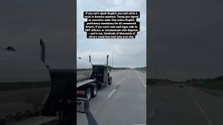 Truckers Who Can’t Speak English Are DONE! #truckdriver #trucking #cdl #america #order #semi #otr