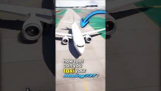 Boeing 737 Taxi Speed Limits