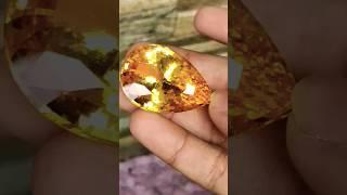 golden yellow sapphire #gemstone #yellow #rare #shorts