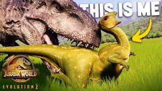 I Made A Playable Dinosaur Survival Game... In Jurassic World Evolution 2