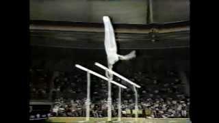 Vladimir Artemov (URS) - 1988 Olympics - Compulsories - Parallel Bars