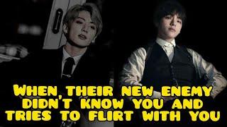 2 mafia boyfriends:When their new enemy didn't know you and tries to flirt with you |Taekook FF|