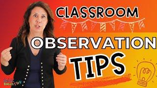 No Stress Teacher Observations - Classroom Observation Tips For Kindergarten & First Grade Teachers