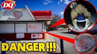 IF YOU SEE BLOOD AT ABANDONED DAIRY QUEEN DRIVE THRU IN REAL LIFE, RUN! *ICE CREAM MAN ATTACKS ME*