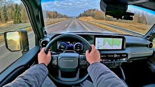 2025 Toyota Land Cruiser [2.8l Executive trim] POV Test Drive | Highway | Consumption