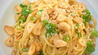 15-Min Spicy Garlic Noodles – Crispy Garlic & Umami Bomb!