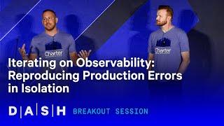 Iterating on Observability: Reproducing Production Errors in Isolation