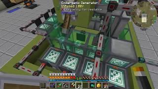 RFTools Endergenic Generator setup - 47-70kRF/tick!