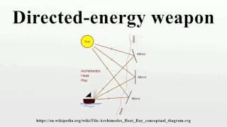 Directed-energy weapon