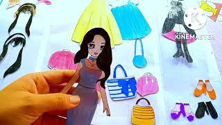 hình dán búp bê giấy siêu hot anya... ngôi nhà búp bê giấy tự làm