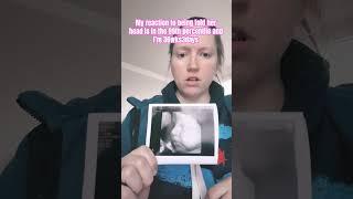 I can’t believe I have to push that big head out #pregnant #pregnancyhumor #mom
