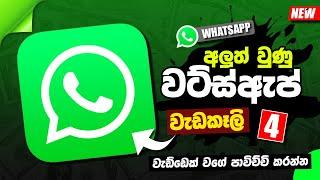 Top Useful 4 WhatsApp Update 2023 | WhatsApp Tips Sinhala | Anjana Academy