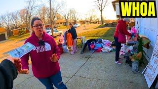 SHE FOUND A HUNDRED DOLLAR BILL AT THIS YARD SALE