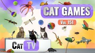 CAT Games | Ultimate Cat TV Compilation Vol 151 | 8 HOURS  