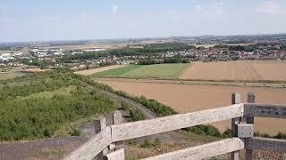 En haut du terril de haillicourt