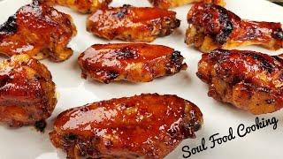 Easy Honey BBQ Wings Recipe - How to make Baked Honey BBQ Wings