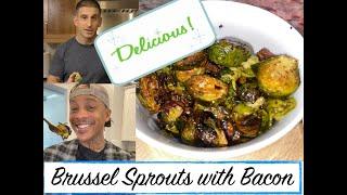 Chef Ange - Brussel Sprouts with Bacon Recipe (JadedfameJunky Style)