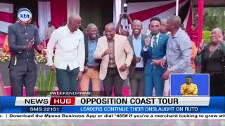 Opposition leaders continues with their onslaught on President as the tour coast region