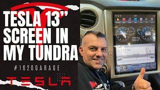 DIY Tesla Tundra Screen Install in 30 Minutes! #Toyota #tesla