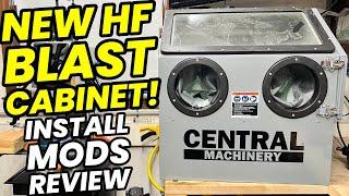 NEW Harbor Freight Bench Top Sand Blast Cabinet Review | Central Machinery